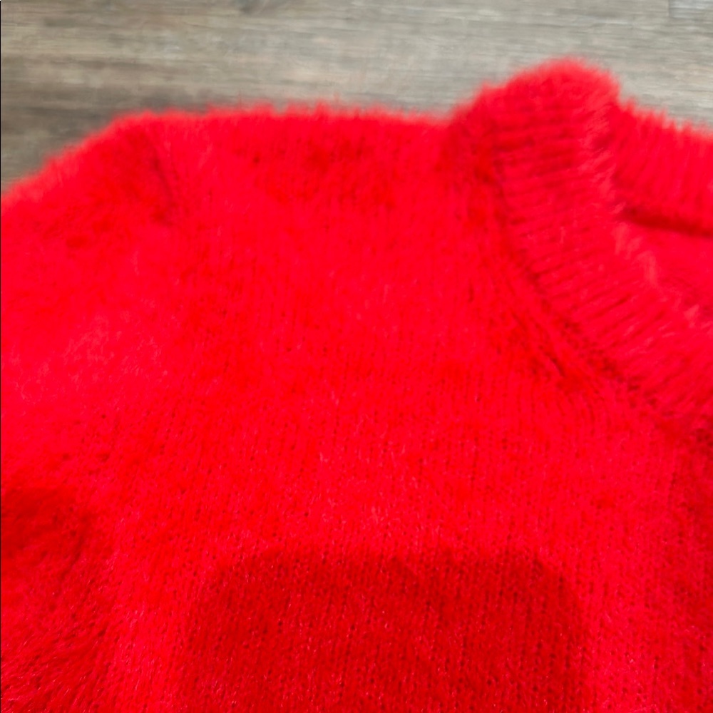 Red Women's Sweater - Picture 6 of 7